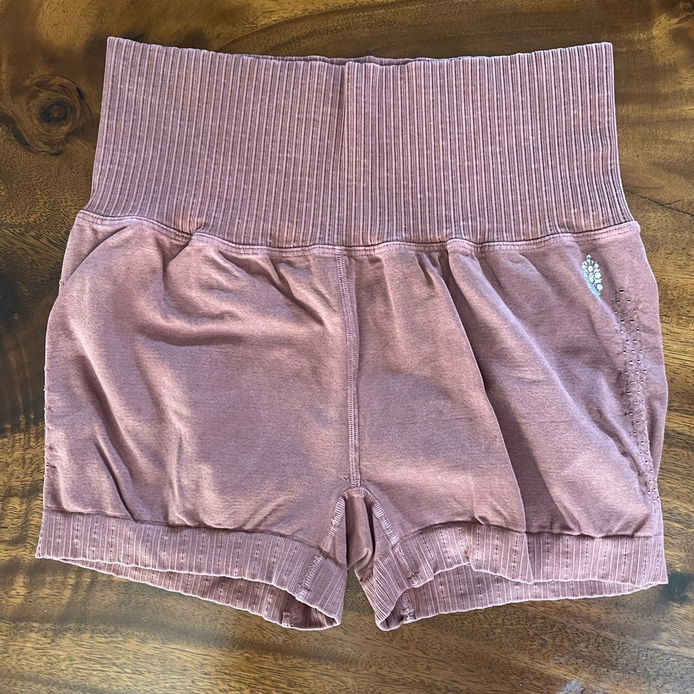 Free people M/L good karma running shorts